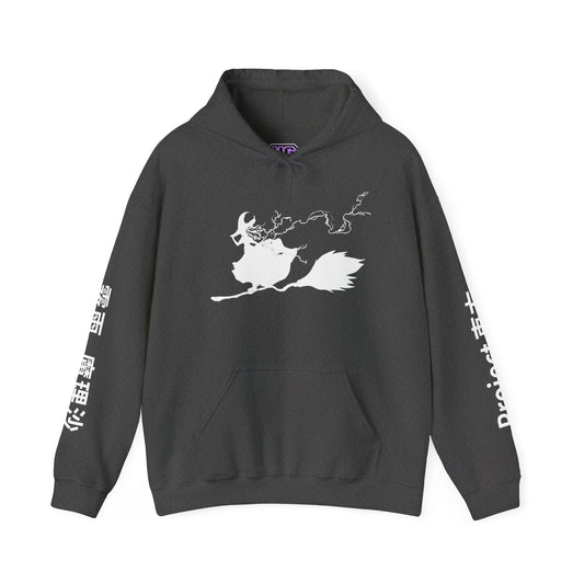 Black & White Marisa - Unisex Hooded Sweatshirt